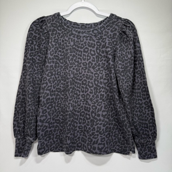 LOFT Tops - Loft Women's Lightweight Sweatshirt XS Extra Small Cheetah Print Shirt Popover